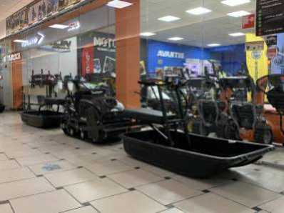 Мотобуксировщик Тофалар 500 с модулем Тягач - Толкач стандарт. 15 л.с.. катковая